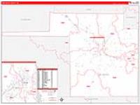 Tom Green, Tx Carrier Route Wall Map